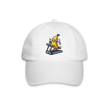 Banane en cours d’exécution - Casquette classique - blanc/blanc - Devant