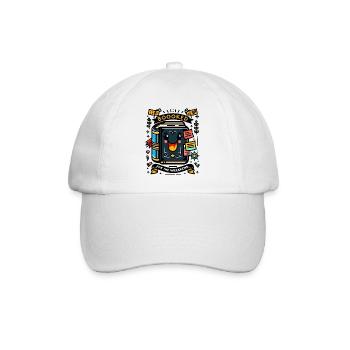 Réservé pour le week-end - Casquette classique - blanc/blanc - Devant