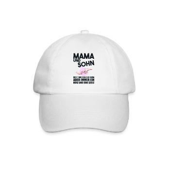 Mama Und Sohn - Baseballkappe - Weiß/Weiß - Vorne