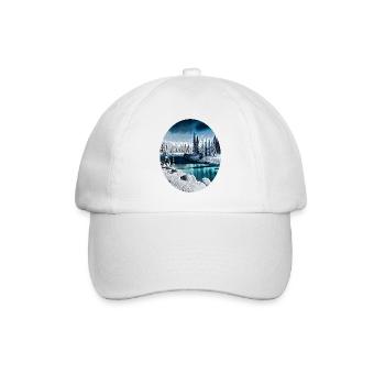 Parc national de Banff, Canada - Casquette classique - blanc/blanc - Devant