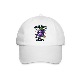 Feeling Grape - Baseballkappe - Weiß/Weiß - Vorne