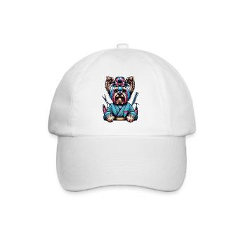 Coiffeur Yorkshire Terrier - Casquette classique - blanc/blanc - Devant