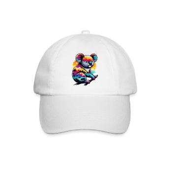Koala - Baseballkappe - Weiß/Weiß - Vorne