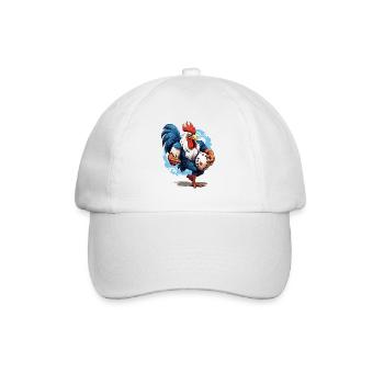 Rugby France Coq Ballon De Rugby Joueur Fan De Sport - Casquette classique - blanc/blanc - Devant