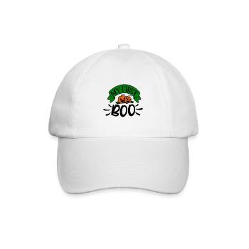Mein erster Buh - Halloween - Baseballkappe - Weiß/Weiß - Vorne