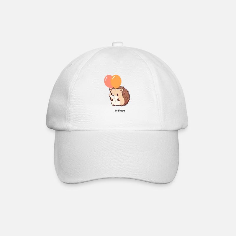 Hérisson mignon - Casquette classique - blanc/blanc