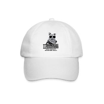 Bouledogue Vieux Bouledogue Anglais Chien Chiens - Casquette classique - blanc/blanc - Devant