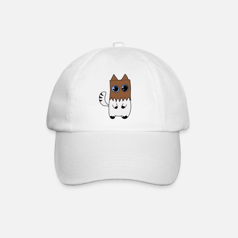 Chat - Casquette classique - blanc/blanc