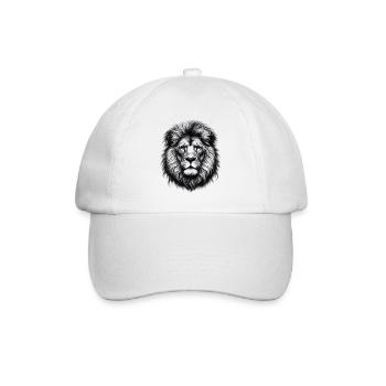 Lion - Baseball Cap - white/white - Front