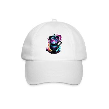 Silhouette / Forest / Portrait / Trees / Mug - Baseball Cap - white/white - Front