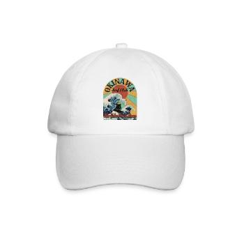 Okinawa Surf Club (en détresse) - Casquette classique - blanc/blanc - Devant