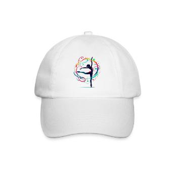 Dance - Baseballkappe - Weiß/Weiß - Vorne