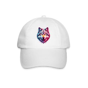 Loup - Casquette classique - blanc/blanc - Devant