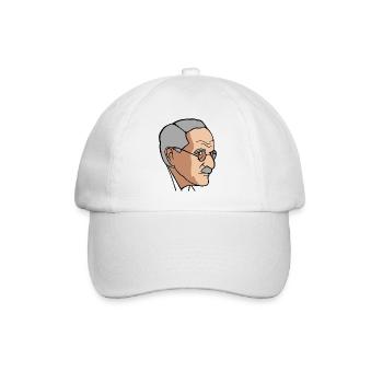 Jungian - Carl Gustav Jung - Édition Portrait - Casquette classique - blanc/blanc - Devant