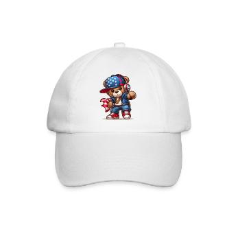 Ourson Cool v2 - Casquette classique - blanc/blanc - Devant