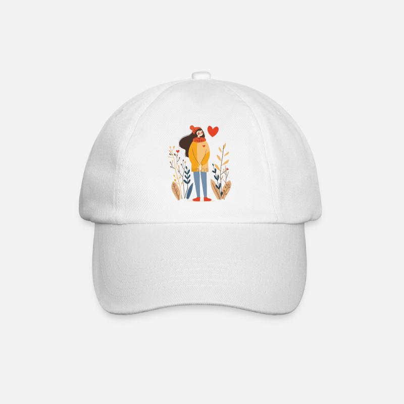 Fille de la nature - Casquette classique - blanc/blanc
