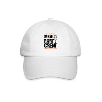 Mexico Party Crew - Baseball Cap - white/white - Front