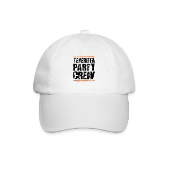 Tenerife Party Crew - Baseball Cap - white/white - Front