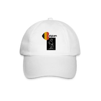 belgium - Baseball Cap - white/white - Front