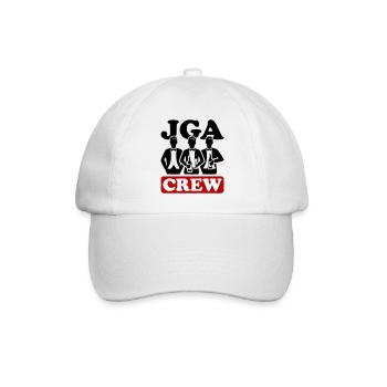 Junggesellen Abschied Crew - Baseballkappe - Weiß/Weiß - Vorne