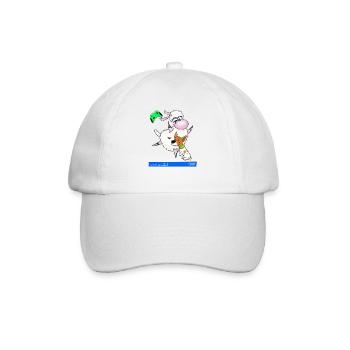 Gaming " Level complete " Wolly Sheepling - Baseball Cap - white/white - Front