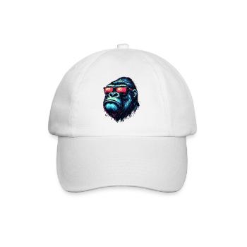 Gorilla - Baseball Cap - white/white - Front