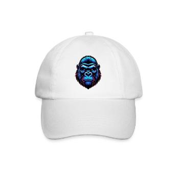 Gorilla - Baseball Cap - white/white - Front