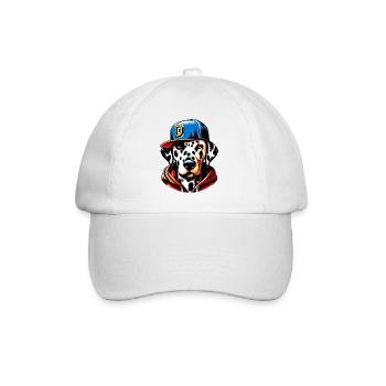 Dog - Baseball Cap - white/white - Front