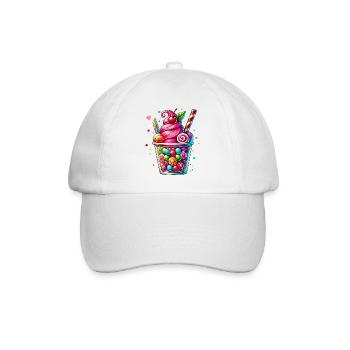 Plaisir des sens : Mug Candy Milkshake - Casquette classique - blanc/blanc - Devant