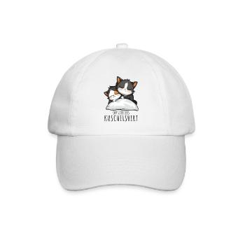 Chemise de nuit pour chat Chemise câline officielle pour chat - Casquette classique - blanc/blanc - Devant