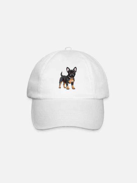 Bouledogue Français - Casquette classique - blanc/blanc