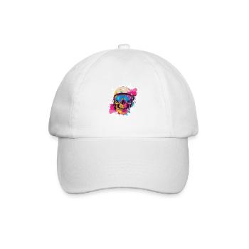 Ski Skeleton Lunettes de ski Skull - Casquette classique - blanc/blanc - Devant