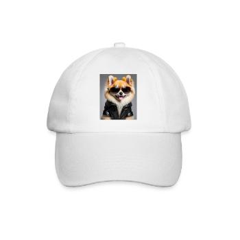 Pom the Rock-Dog - Baseball Cap - white/white - Front