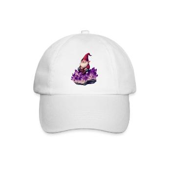 Gnome - Baseball Cap - white/white - Front