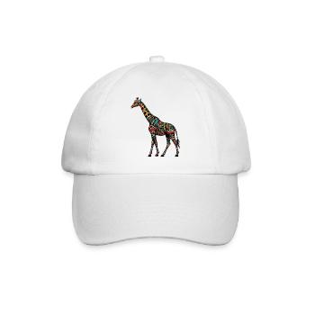 Giraffe - Baseball Cap - white/white - Front