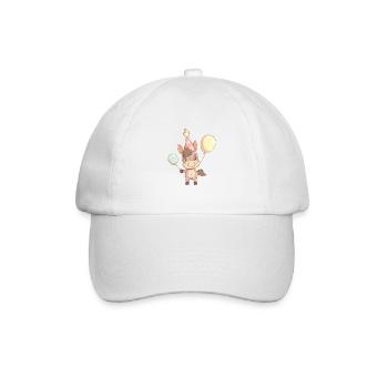 Donkey Birthday Comic - Baseball Cap - white/white - Front
