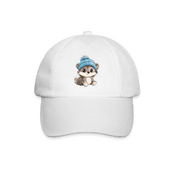 hérisson mignon mignon bébé enfants animal dessin animé - Casquette classique - blanc/blanc - Devant