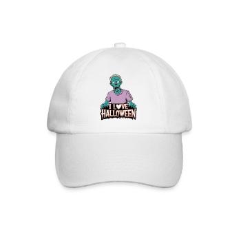 I love Halloween - Casquette classique - blanc/blanc - Devant