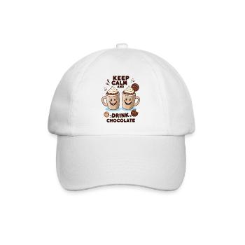 Funny Chocolate Mugs - Baseball Cap - white/white - Front