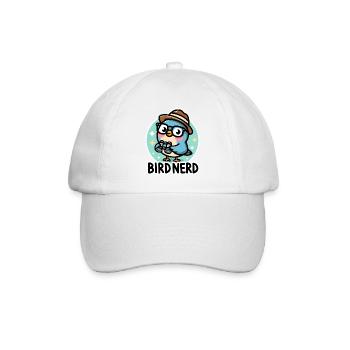 Bird Nerd Bird Watching Ornithology - Baseball Cap - white/white - Front