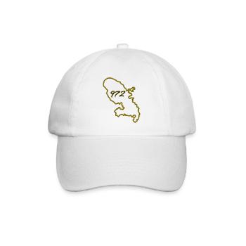 carte martinik or - Casquette classique - blanc/blanc - Devant