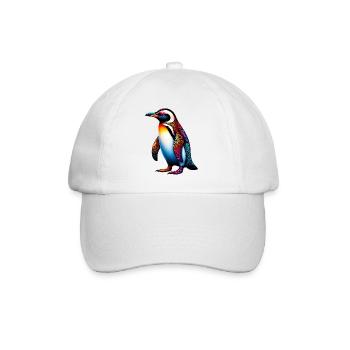 Penguin - Baseball Cap - white/white - Front