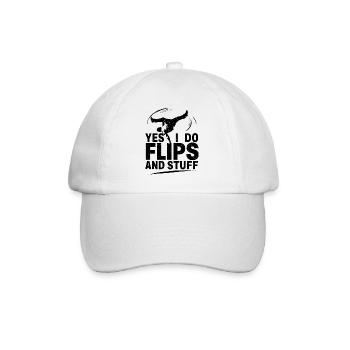 Bien sûr, je fais des flips et tout - Casquette classique - blanc/blanc - Devant