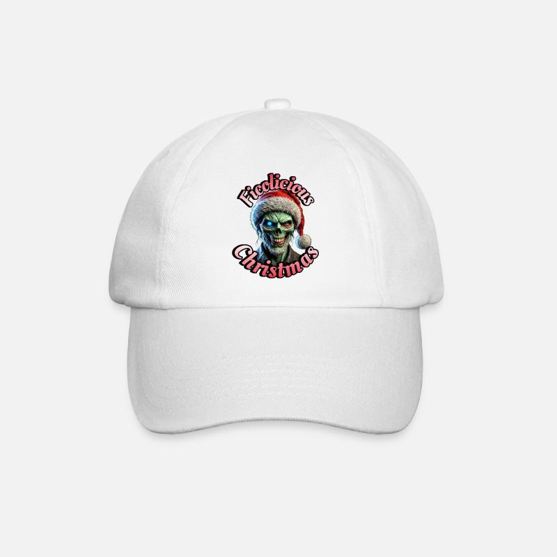 Ficolicious Christmas - Baseballkappe - Weiß/Weiß