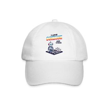 Science and Chess - Baseball Cap - white/white - Front