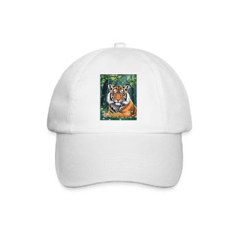 Tiger Majestic - Baseball Cap - white/white - Front