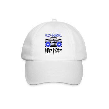 Ghetto blaster old school - Casquette classique - blanc/blanc - Devant