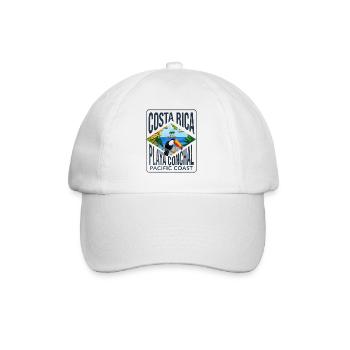 Costa Rica playa conchal Copy - Casquette classique - blanc/blanc - Devant