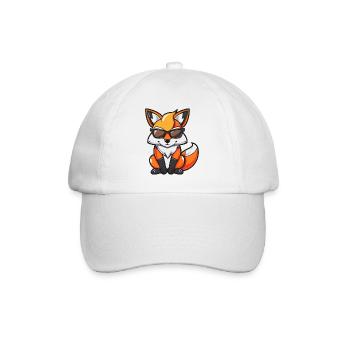 Fuchs Comic Cool - Baseballkappe - Weiß/Weiß - Vorne
