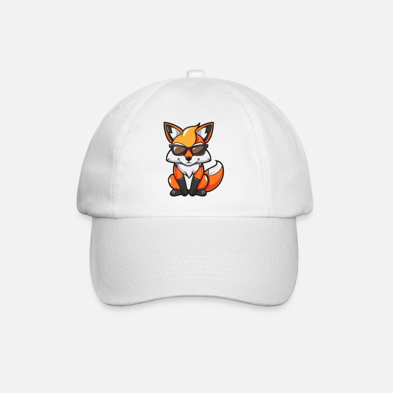 Bande dessinée Fox Cool - Casquette classique - blanc/blanc